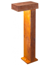 RUSTY PATHLIGHT Udendørs bedlampe i stål H70 cm 1 x 8,8W LED - Rust