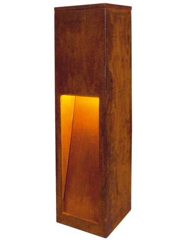 Bedlampe udendørslamper havelamper indkørsel corten rust rustbrun brun stål