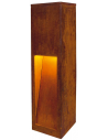 RUSTY SLOT Udendørs bedlampe i stål H50 cm 1 x 8,6W LED - Rust