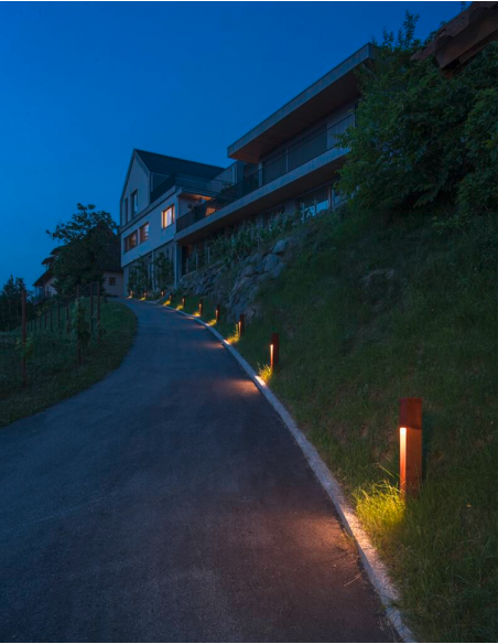 Bedlampe udendørslamper havelamper indkørsel corten rust rustbrun brun stål