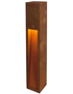 Bedlampe udendørslamper havelamper indkørsel corten rust rustbrun brun stål 2