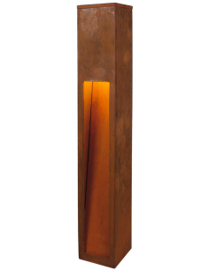 Bedlampe udendørslamper havelamper indkørsel corten rust rustbrun brun stål