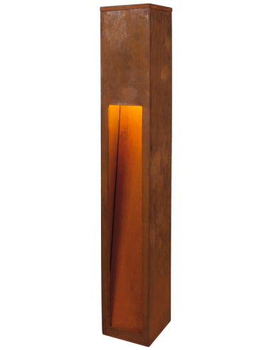 Bedlampe udendørslamper havelamper indkørsel corten rust rustbrun brun stål