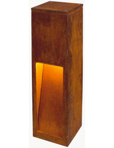Bedlampe udendørslamper havelamper indkørsel corten rust rustbrun brun stål 2