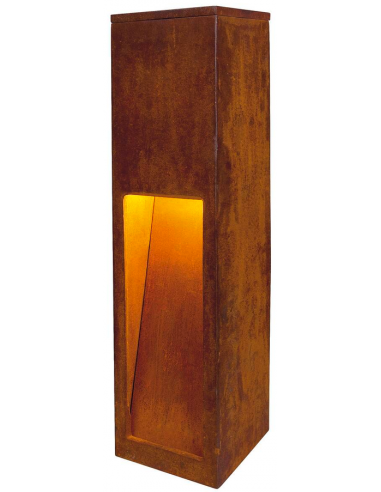 Bedlampe udendørslamper havelamper indkørsel corten rust rustbrun brun stål