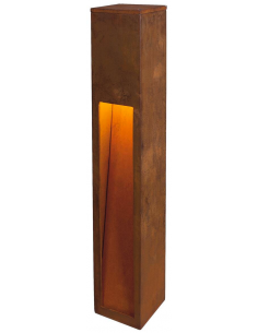 Bedlampe udendørslamper havelamper indkørsel corten rust rustbrun brun stål 2