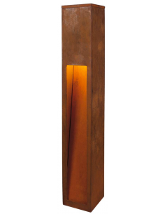 Bedlampe udendørslamper havelamper indkørsel corten rust rustbrun brun stål