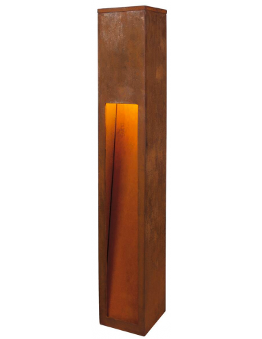 Bedlampe udendørslamper havelamper indkørsel corten rust rustbrun brun stål