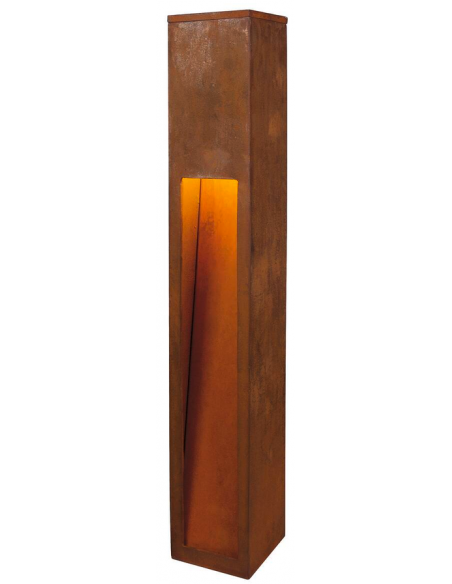 Bedlampe udendørslamper havelamper indkørsel corten rust rustbrun brun stål