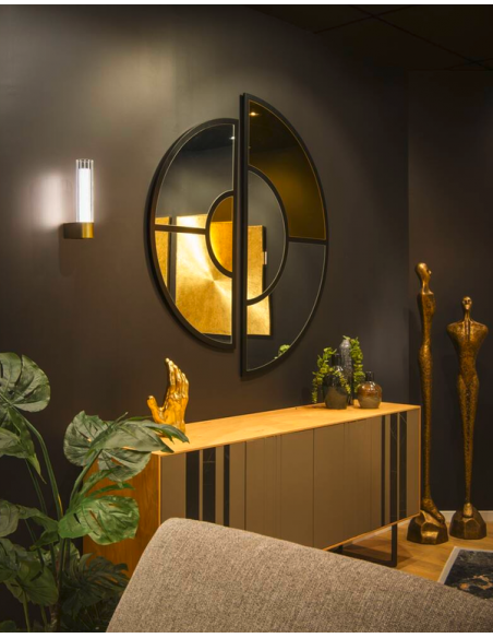 badeværelseslamper væg spejl led moderne design messing