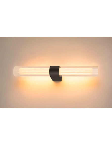 badeværelseslamper væg spejl led moderne design sort