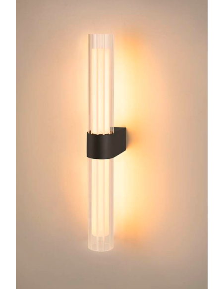 badeværelseslamper væg spejl led moderne design sort