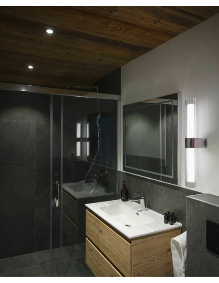 badeværelseslamper væg spejl led moderne design krom