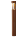 SLOTTS 65 Udendørs bedlampe i aluminium H66,5 cm 4,5W LED - Rustbrun