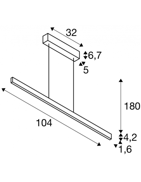 langbordspendel loftlampe spisebord køkkenø køkken skrivebord design sort led