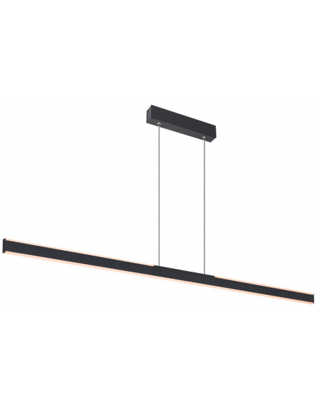 langbordspendel loftlampe spisebord køkkenø køkken skrivebord design sort led