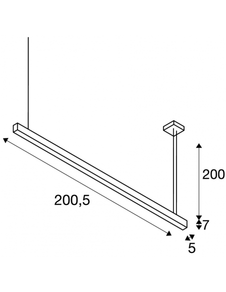 langbordspendel loftlampe spisebord køkkenø køkken skrivebord design sort led