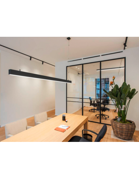 langbordspendel loftlampe spisebord køkkenø køkken skrivebord design sort led