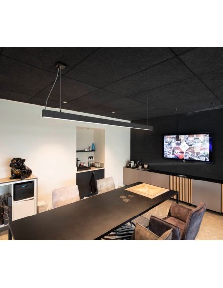 langbordspendel loftlampe spisebord køkkenø køkken skrivebord design sort led