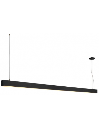 langbordspendel loftlampe spisebord køkkenø køkken skrivebord design sort led