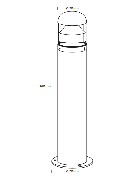 Bedlampe udendørslamper havelamper indkørsel grå sort e27