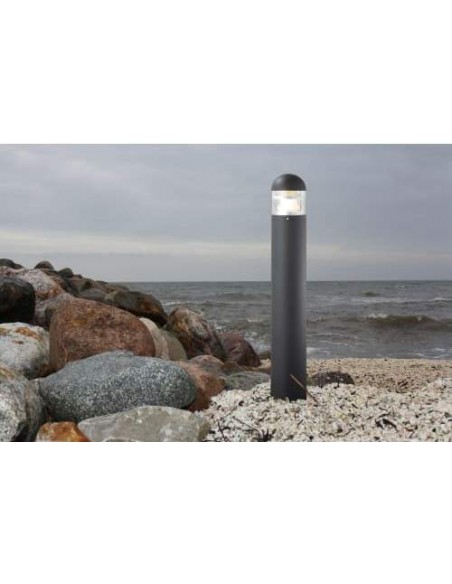 Bedlampe udendørslamper havelamper indkørsel grå sort e27