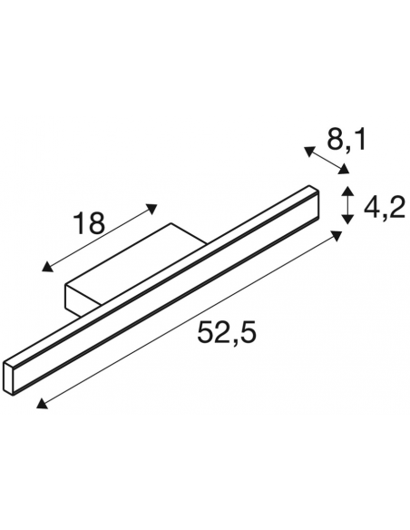 badeværelseslamper væg spejl led moderne design sort