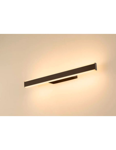 badeværelseslamper væg spejl led moderne design sort
