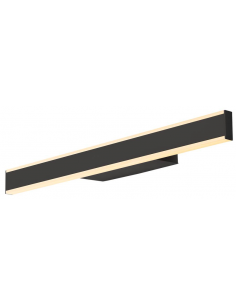 badeværelseslamper væg spejl led moderne design sort