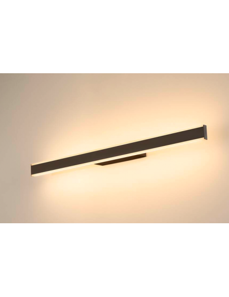 badeværelseslamper væg spejl led moderne design sort