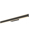 Q-LINEAR Badeværelselampe i aluminium og polycarbonat B70,5 cm 20W LED - Mat sort