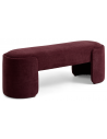 Bænk i polyester B137 cm - Vinrød
