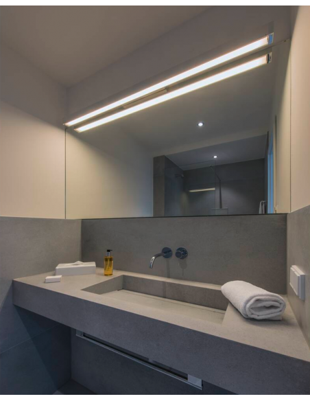 badeværelseslamper væg spejl led moderne design spejllampe