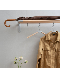 garderobe væg hylder hyldesystem bryggers skohylde hattehylde 2