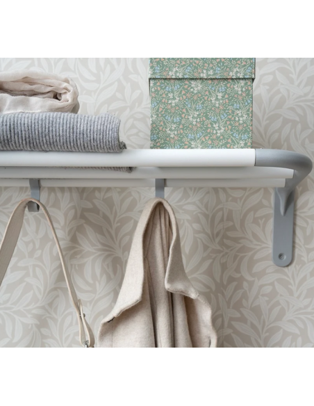 garderobe væg hylder hyldesystem bryggers skohylde hattehylde