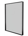 BASICLINE Badeværelsesspejl med ramme H61,2 x B49,2 cm - Sort
