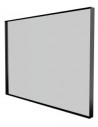 BASICLINE Badeværelsesspejl med ramme H61,2 x B81,2 cm - Sort
