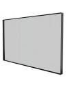 BASICLINE Badeværelsesspejl med ramme H61,2 x B101,2 cm - Sort