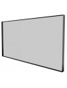BASICLINE Badeværelsesspejl med ramme H61,2 x B121,2 cm - Sort