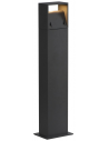 LOGOS 70 Udendørs bedlampe i aluminium H70 cm 9,5W LED - Antracit