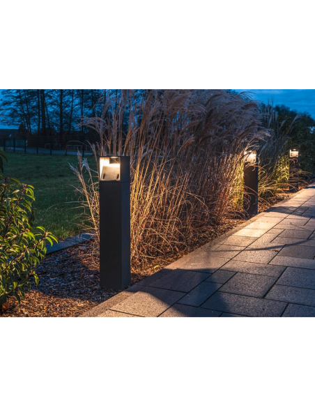 Bedlampe udendørslamper havelamper indkørsel sort antracit grå led