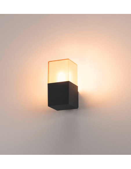 udendørslampe moderne nordisk design led sort væglampe udendørs havelampe væg