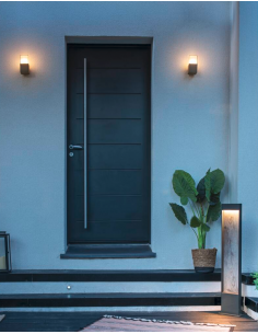 udendørslampe moderne nordisk design led sort væglampe udendørs havelampe væg 2