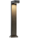 QUADRASYL Udendørs bedlampe i aluminium H75 cm 1 x GX53 - Antracit