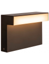 L-LINE 30 Udendørs bedlampe i aluminium H20 cm 12W LED - Antracit