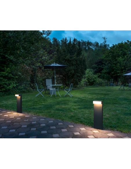 Bedlampe led udendørslamper havelamper indkørsel udendørs gulvlampe sort