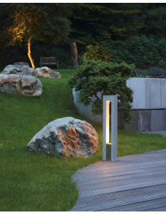Bedlampe udendørslamper havelamper indkørsel grå sort udendørs gulvlampe 2