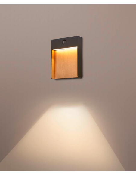 udendørslampe moderne nordisk design led væglampe udendørs havelampe væg sensor