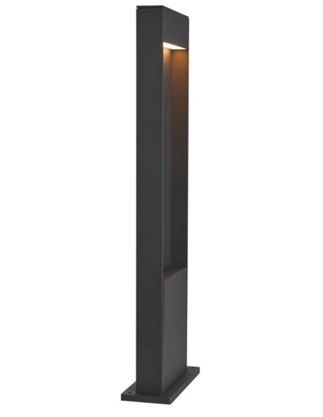 Bedlampe led udendørslamper havelamper indkørsel udendørs gulvlampe sort