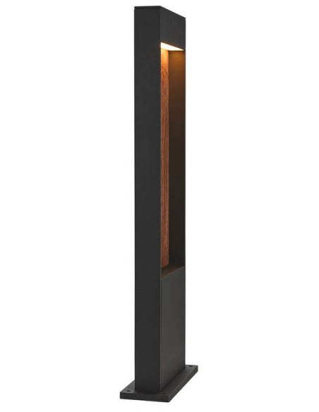 Bedlampe led udendørslamper havelamper indkørsel udendørs gulvlampe sort